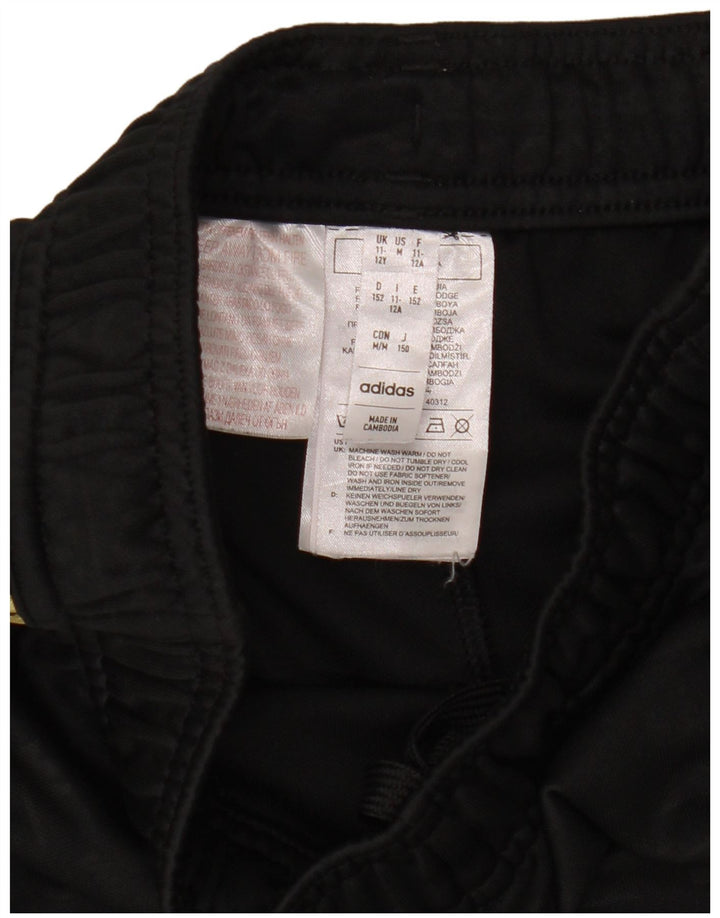 Adidas kratke sportske hlače za dječake 11-12 godina, crni poliester