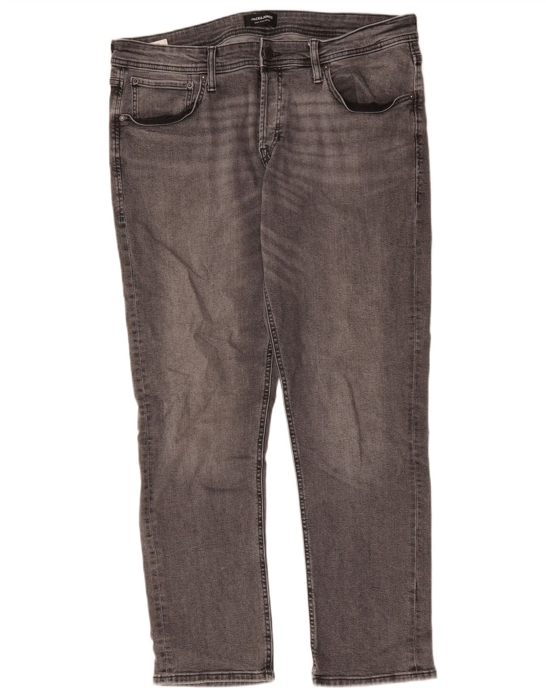 Jack & Jones Muške uske traperice W38 L32 Sivi pamuk