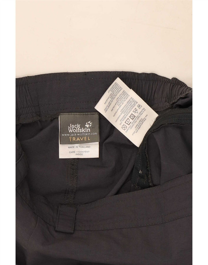 Jack Wolfskin ženske kargo kratke hlače srednje veličine W28 L6 sivi poliester