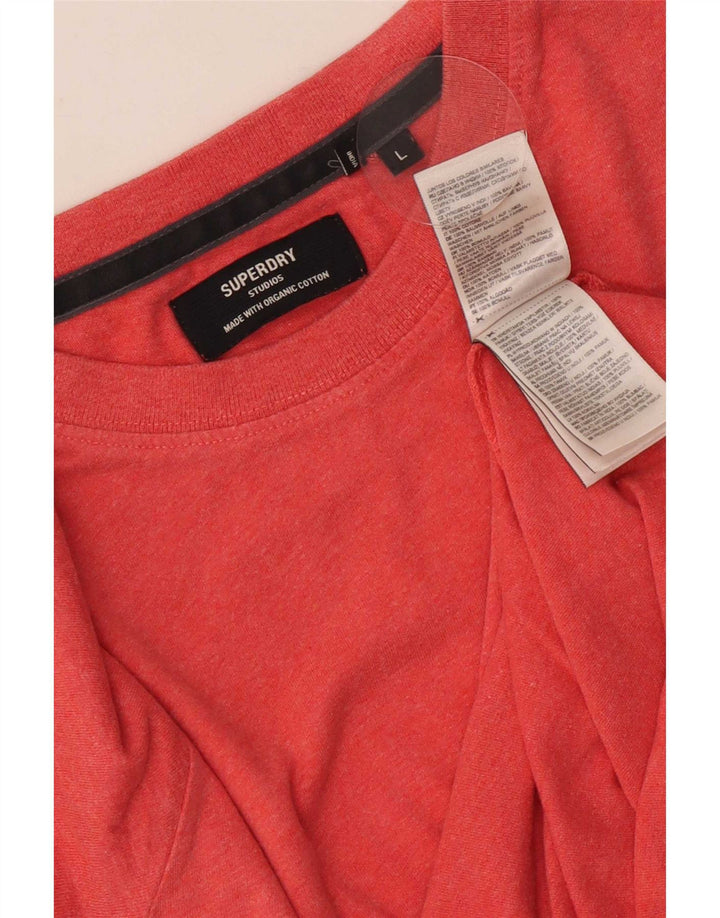 Superdry muška majica kratkih rukava Veliki crveni flekasti pamuk