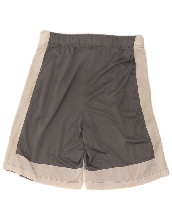 Nike Boys Dri Fit Graphic Sport Shorts 13-14 Years XL Gray Colourblock