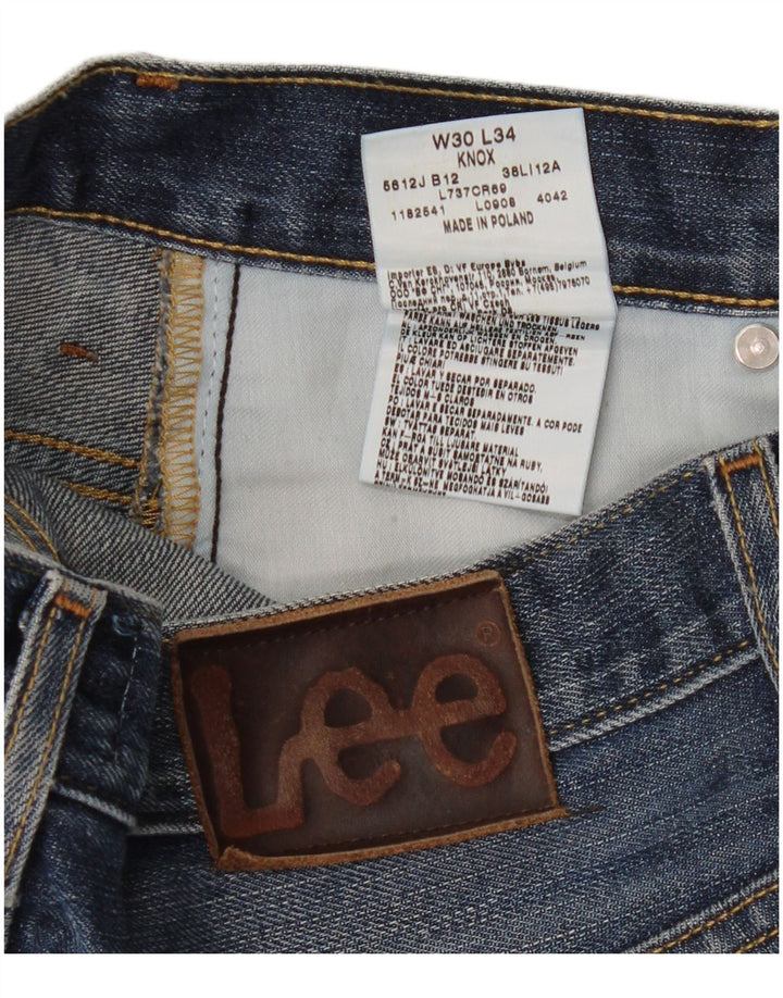 Lee ženske traperice Knox Bootcut W30 L34 plavi pamuk