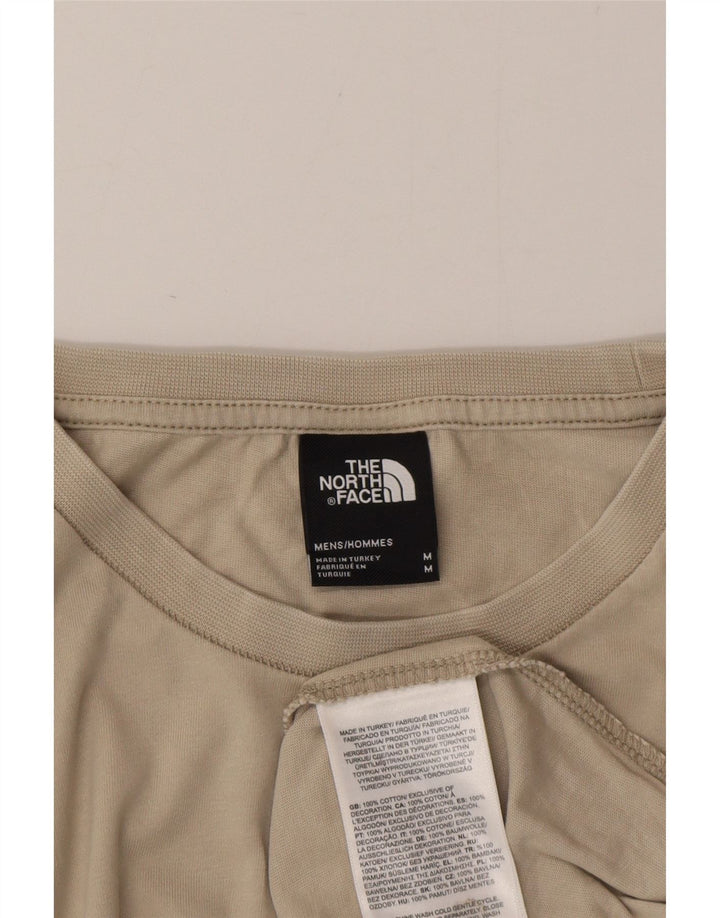 The North Face muška majica kratkih rukava srednje veličine, bež pamuk