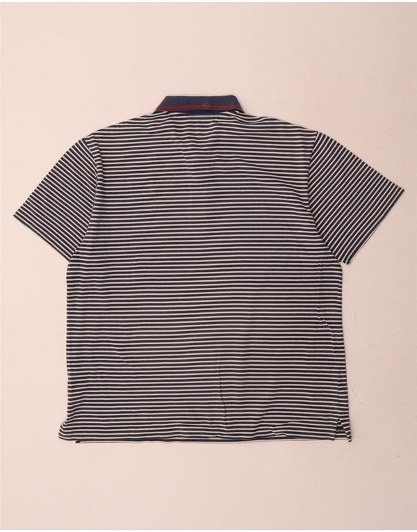 Fred Perry muška polo majica XL tamnoplavi pamuk na pruge