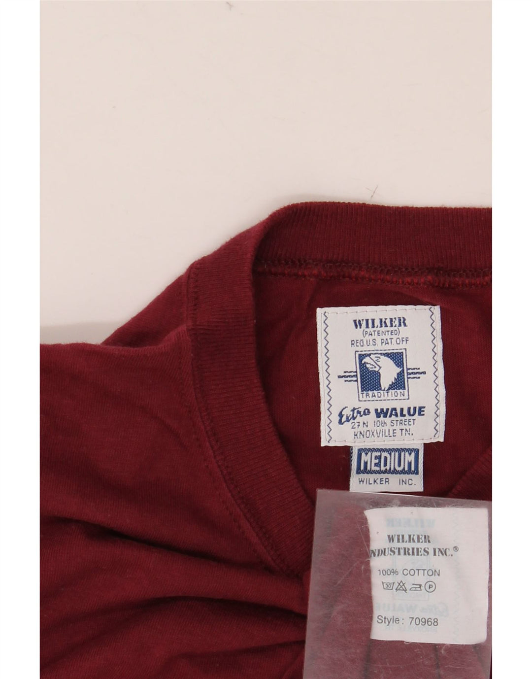 WILKER Muška majica kratkih rukava s grafičkim motivima, srednje kestenjasti pamuk