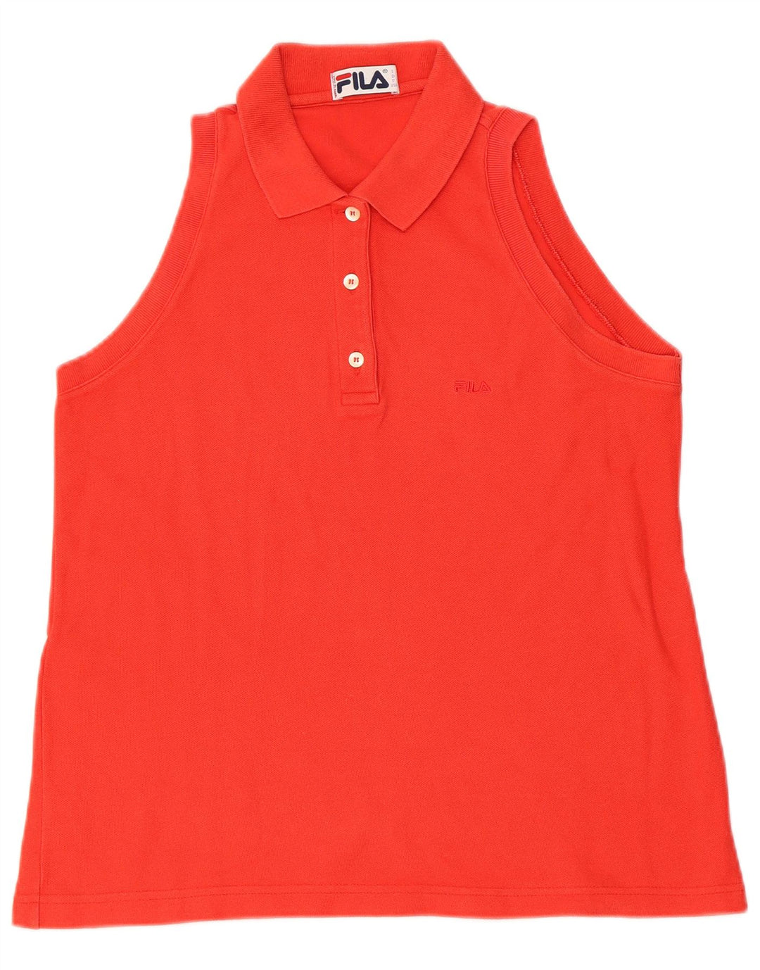 FILA ženska polo majica bez rukava IT 46 velika crvena pamuk