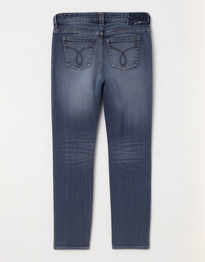 Calvin Klein Ženske uske traperice W28 L28 Plave