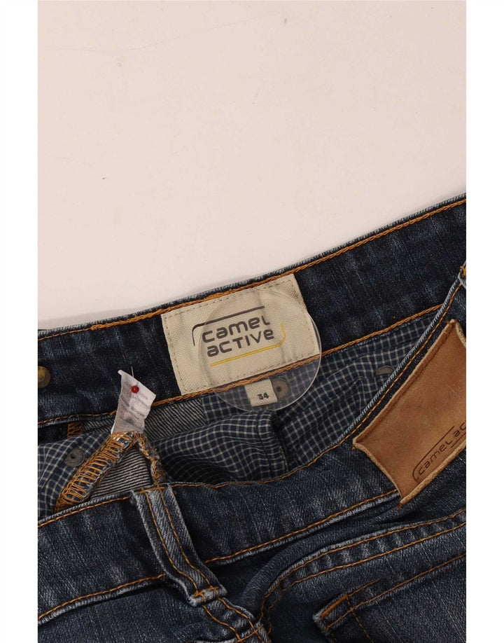 Camel Active muške ravne traperice W34 L32 plavi pamuk