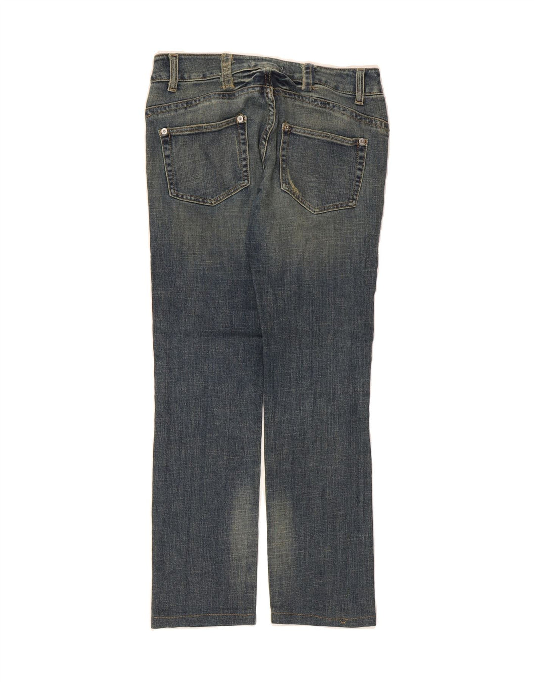 BENETTON Womens Straight Jeans IT 42 Medium W28 L28 Blue Cotton Vintage Benetton and Second-Hand Benetton from Messina Hembry 