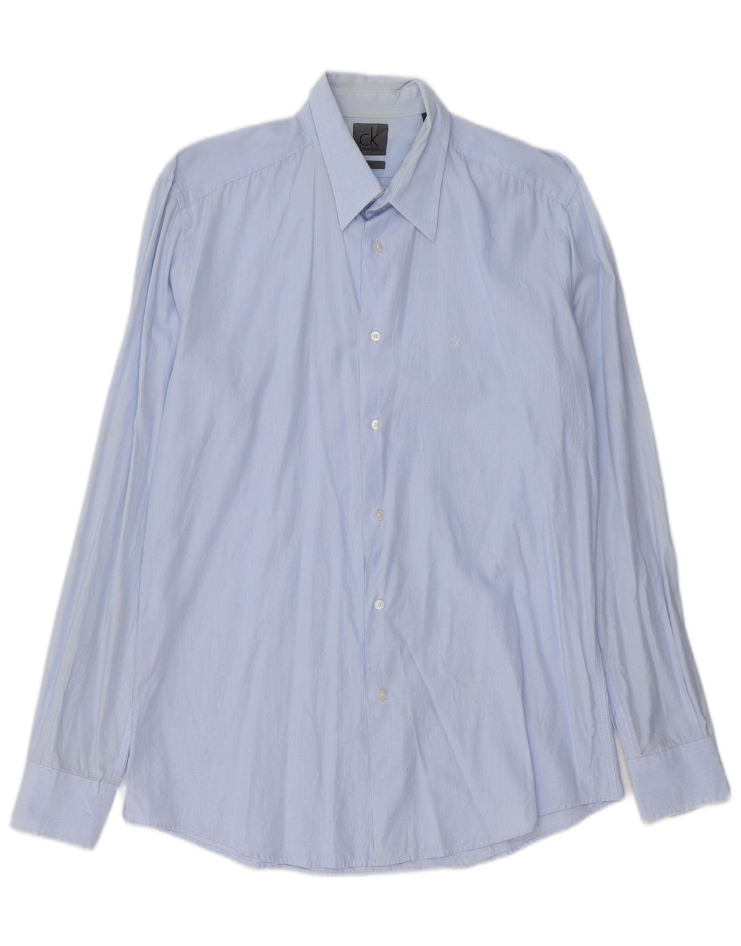 CALVIN KLEIN Muška uska košulja s velikim plavim prugama