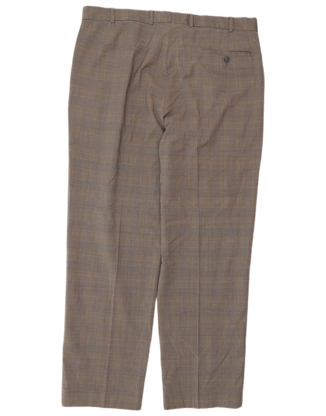 Marks & Spencer muške hlače skrojenog kroja W38 L31 crne houndstooth