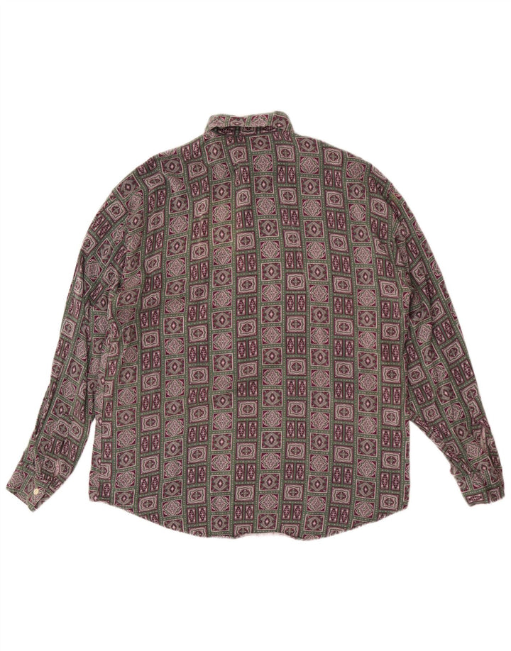 Benetton muška košulja velikih raznobojnih geometrijskih oblika