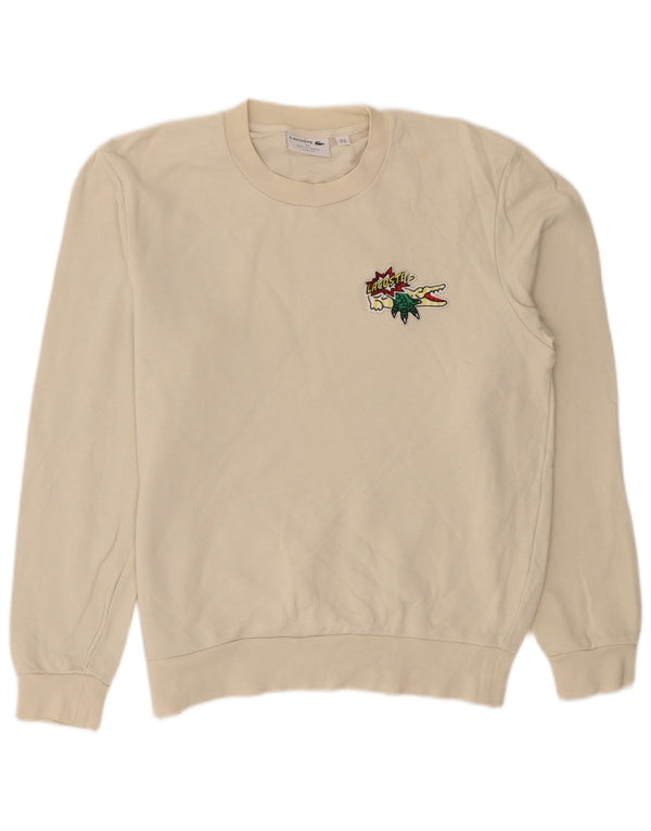 Lacoste muška trenirka klasičnog kroja Graphic Classic Fit, veličina 4, srednje bež