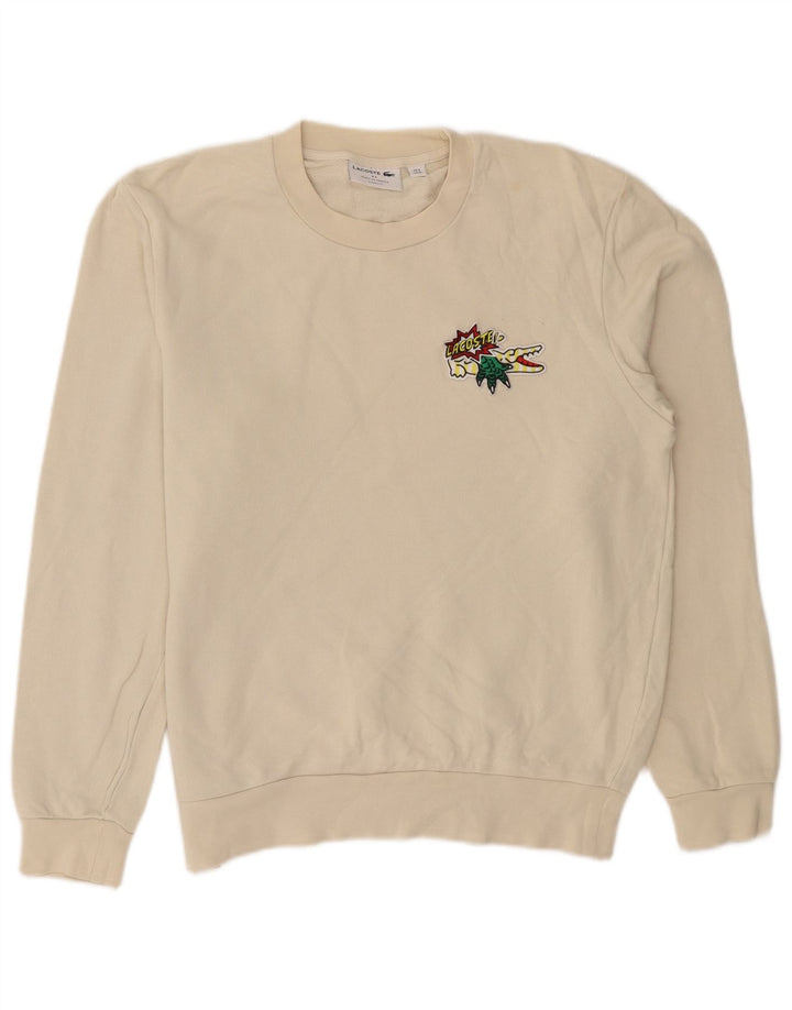 Lacoste muška trenirka klasičnog kroja Graphic Classic Fit, veličina 4, srednje bež