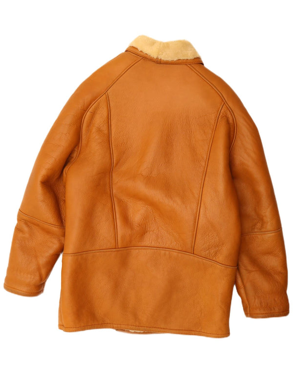 Vintage muška jakna s ovčicama UK 42 XL bež