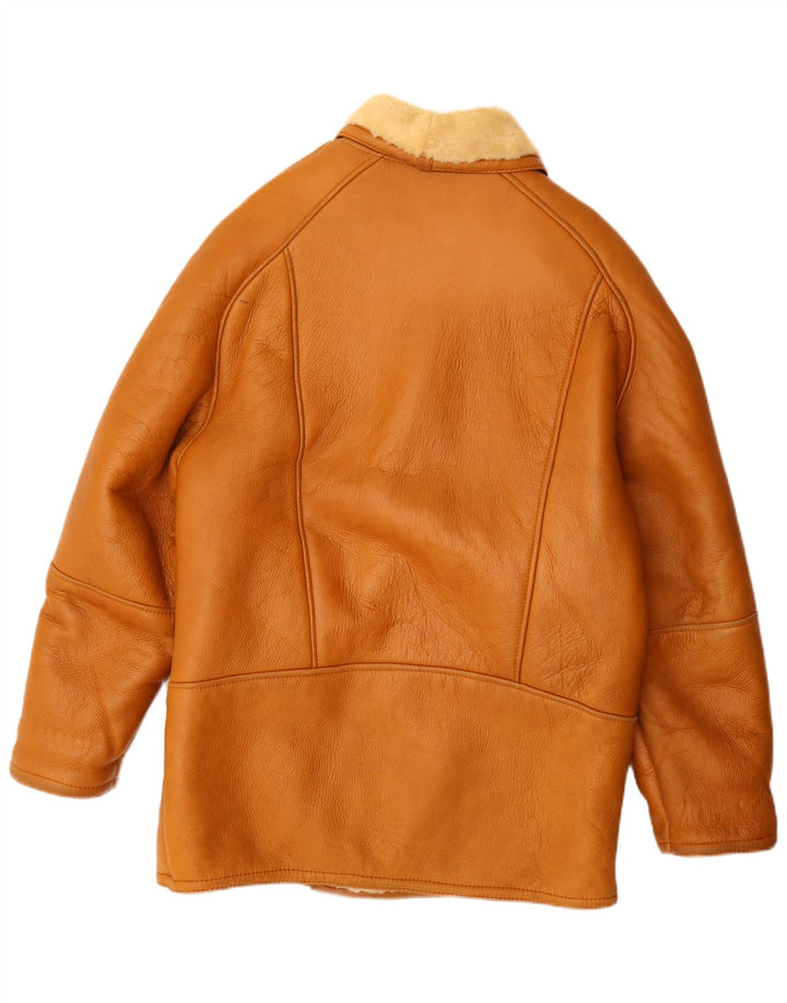 Vintage muška jakna s ovčicama UK 42 XL bež