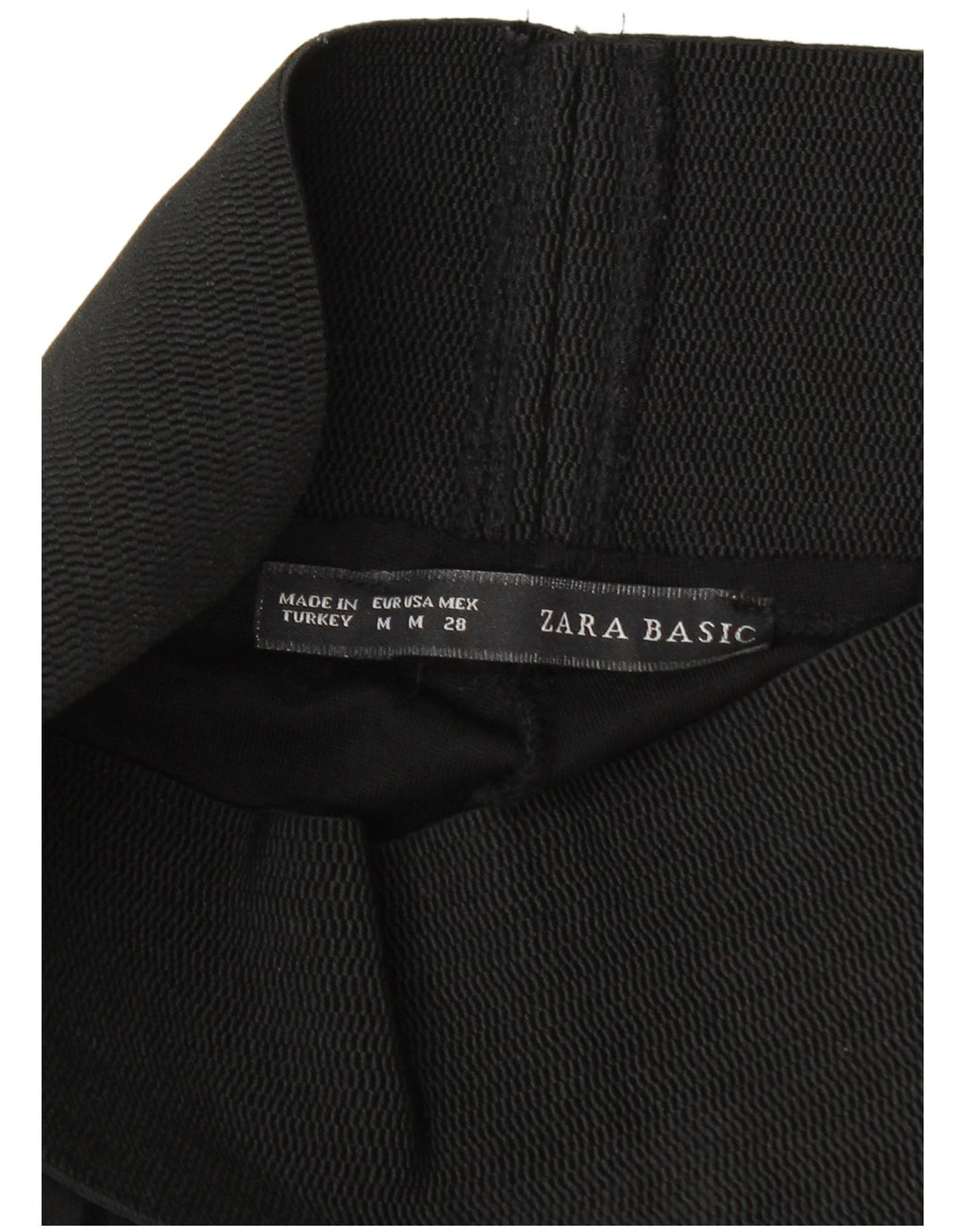 Zara ženske tajice UK 12 Srednje crni životinjski print