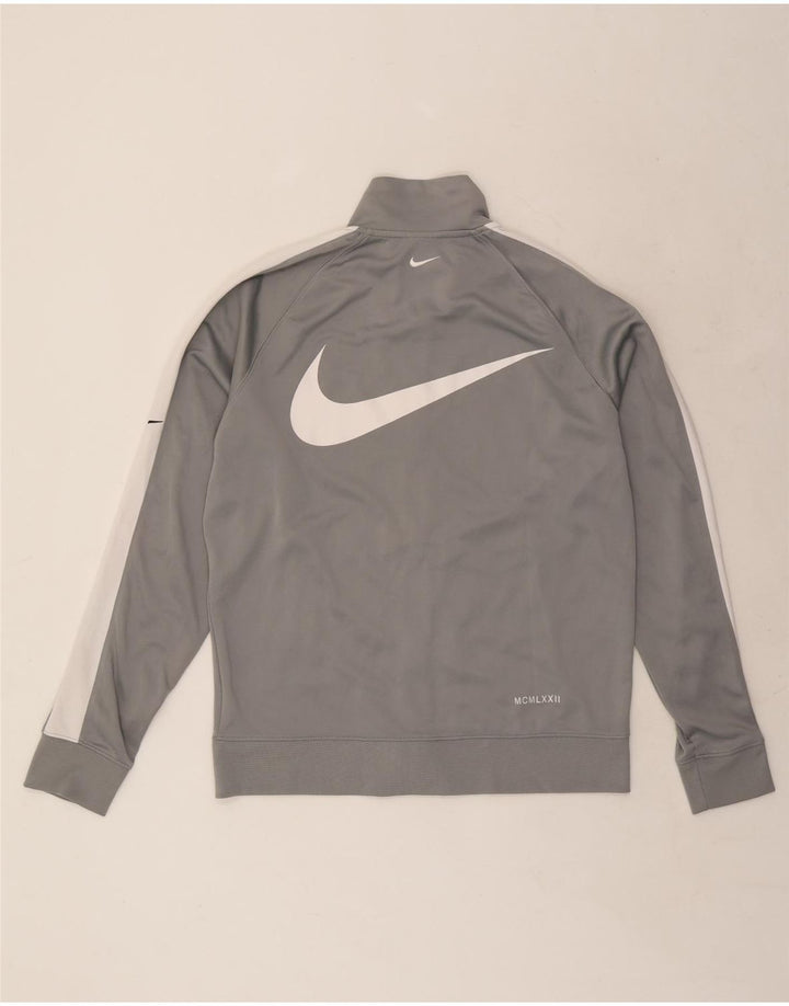 Nike muška trenirka Swoosh Graphic Gornja jakna srednje sive boje