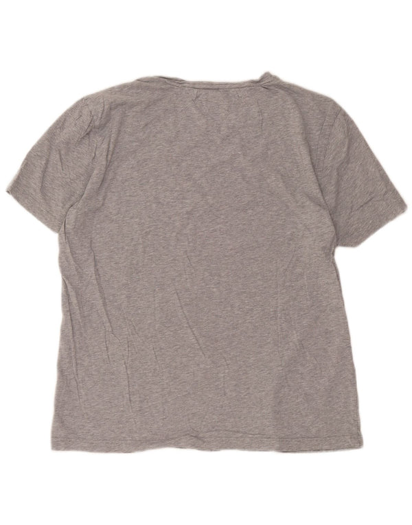 Tommy Hilfiger Top majica s grafičkim motivima 2XL sivi pamuk