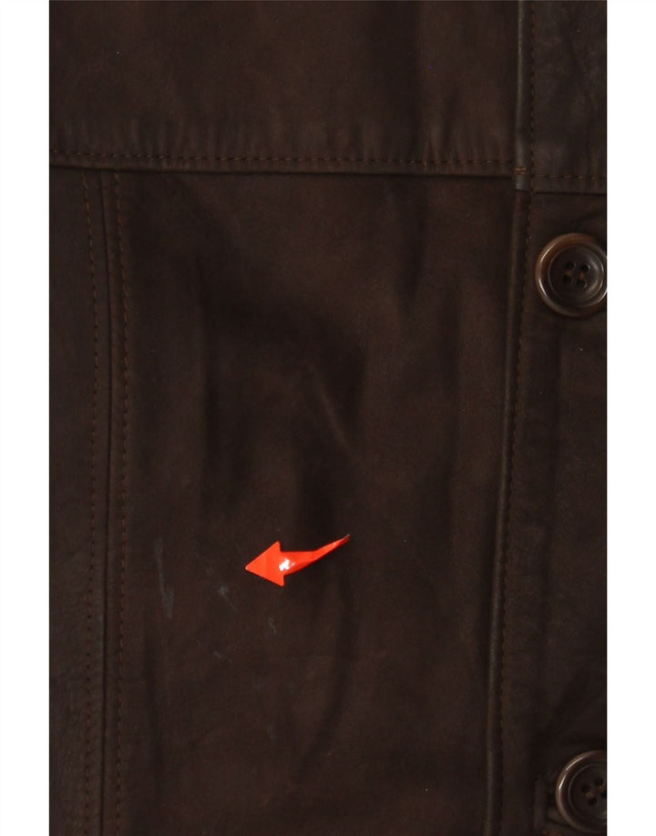 VINTAGE muška kožna jakna IT 48 Srednje smeđa koža