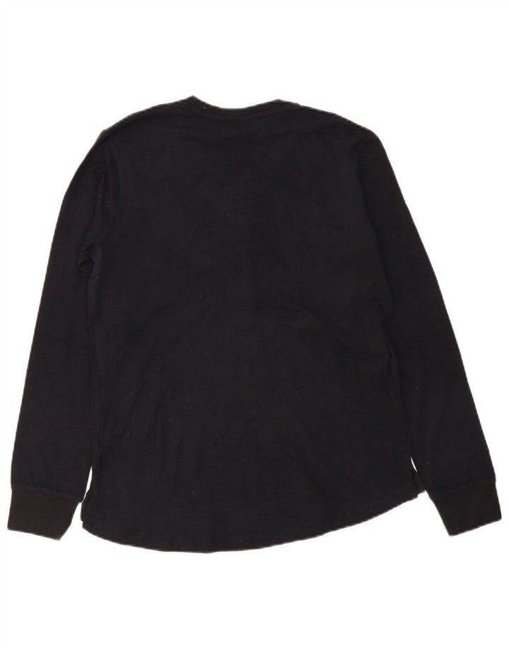 Lotto ženska majica dugih rukava UK 10 Mala crna pamuk