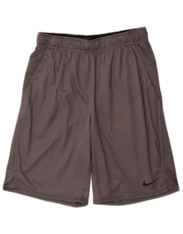 Nike muške Dri Fit sportske kratke hlače male sive boje od poliestera
