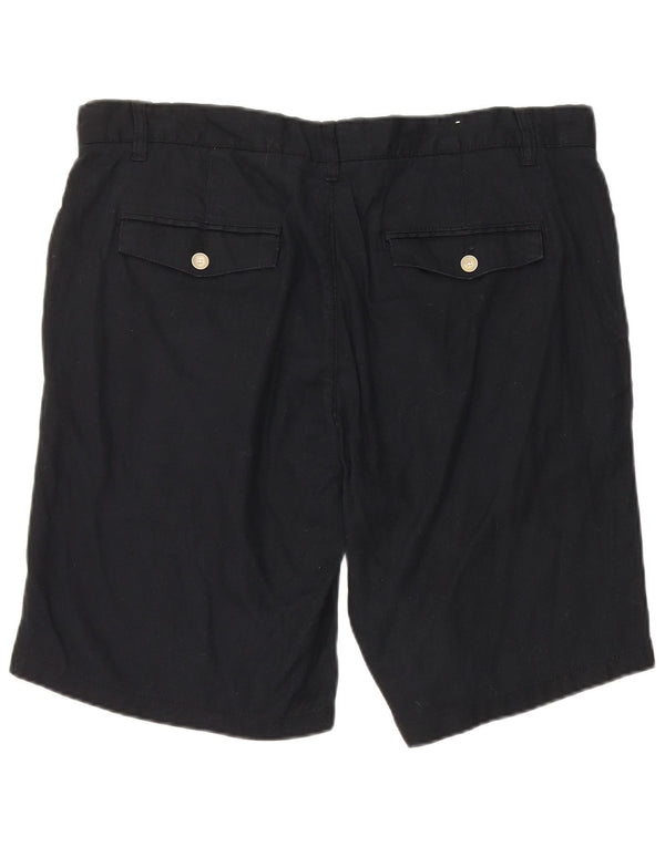 Zara muške chino kratke hlače EU 46 XL W36 mornarsko plava lanena