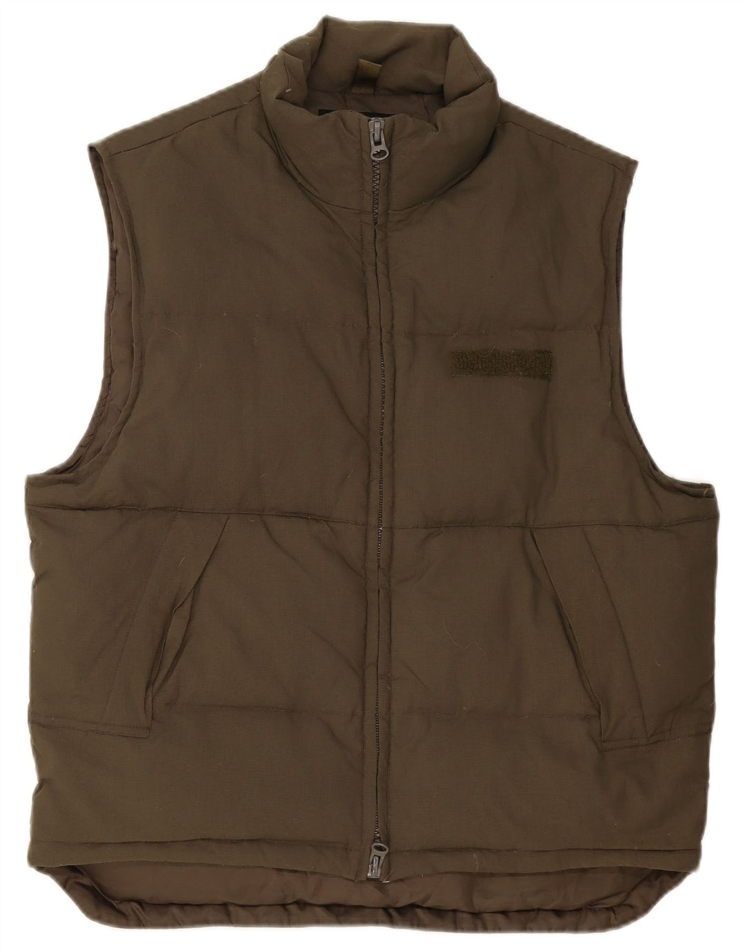 Wrangler Mens Padded Gilet UK 40 Large Kaki