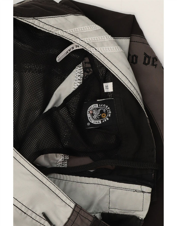 SCORPION BAY Muške kratke hlače za kupanje s grafičkim motivima srednje smeđe boje