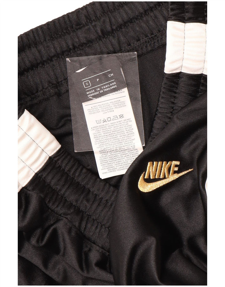 Nike ženske hlače za trenirku UK 10 male crne poliesterske boje
