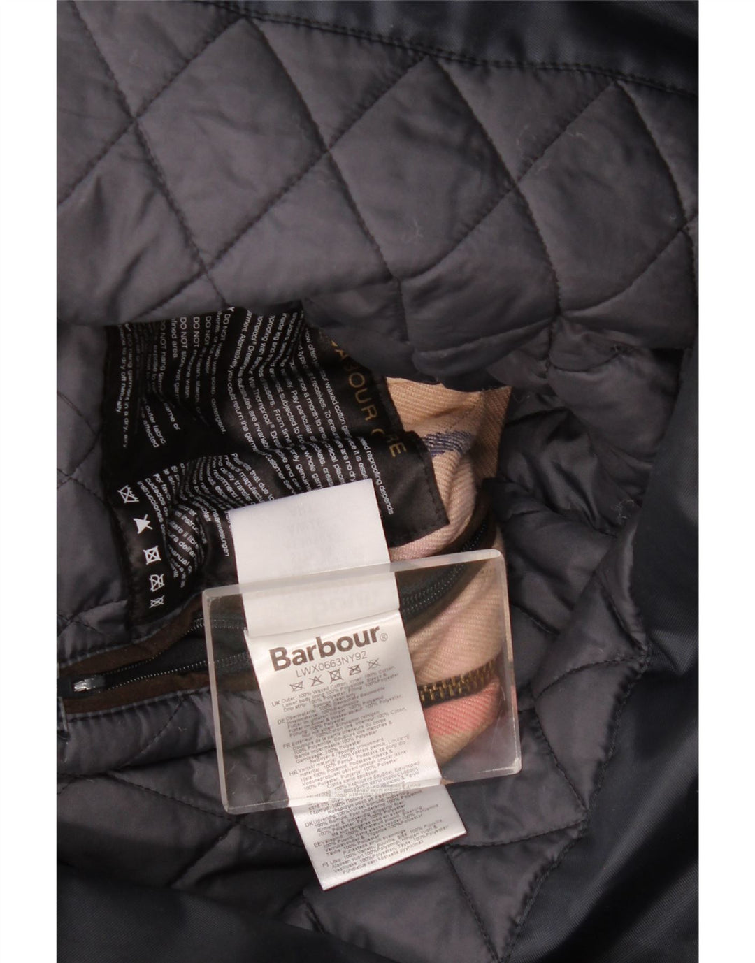 Barbour ženska jakna vjetrovka UK 14 Large tamnoplavi pamuk