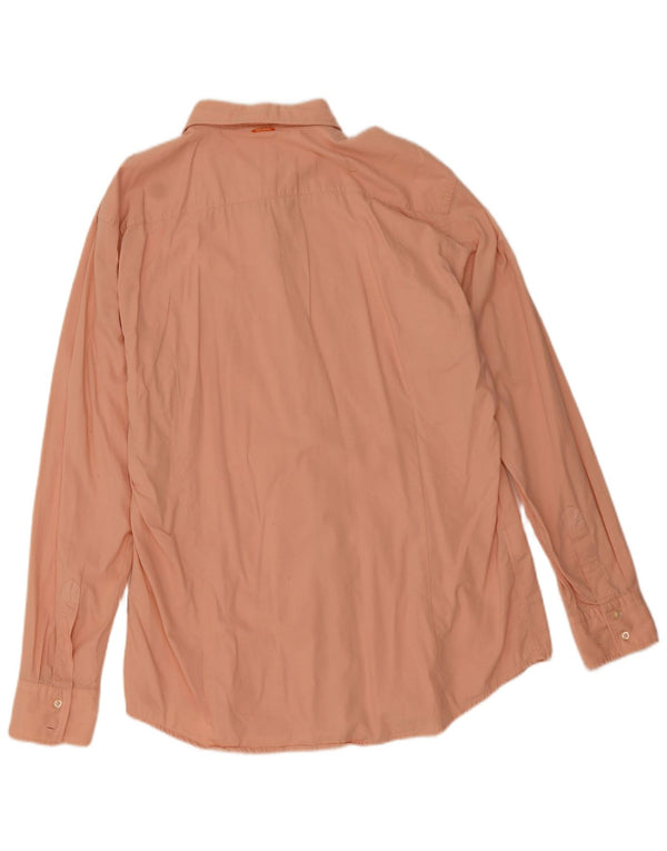 Hugo Boss muška uska košulja 3XL, ružičasti pamuk