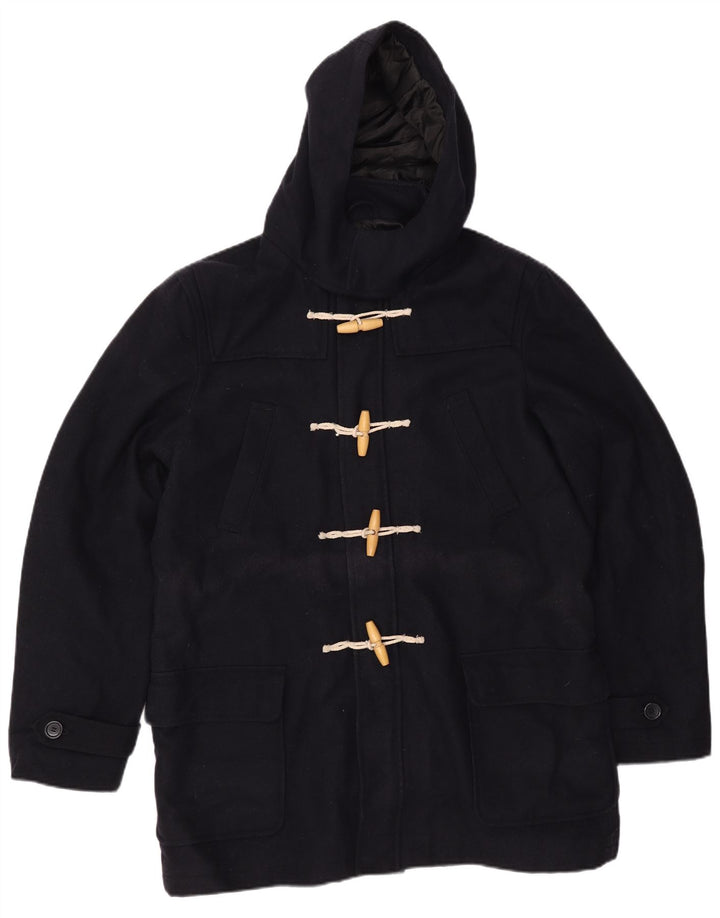 CEDARWOOD STATE Muški duffle kaput s kapuljačom UK 40 Veliki tamnoplavi poliester