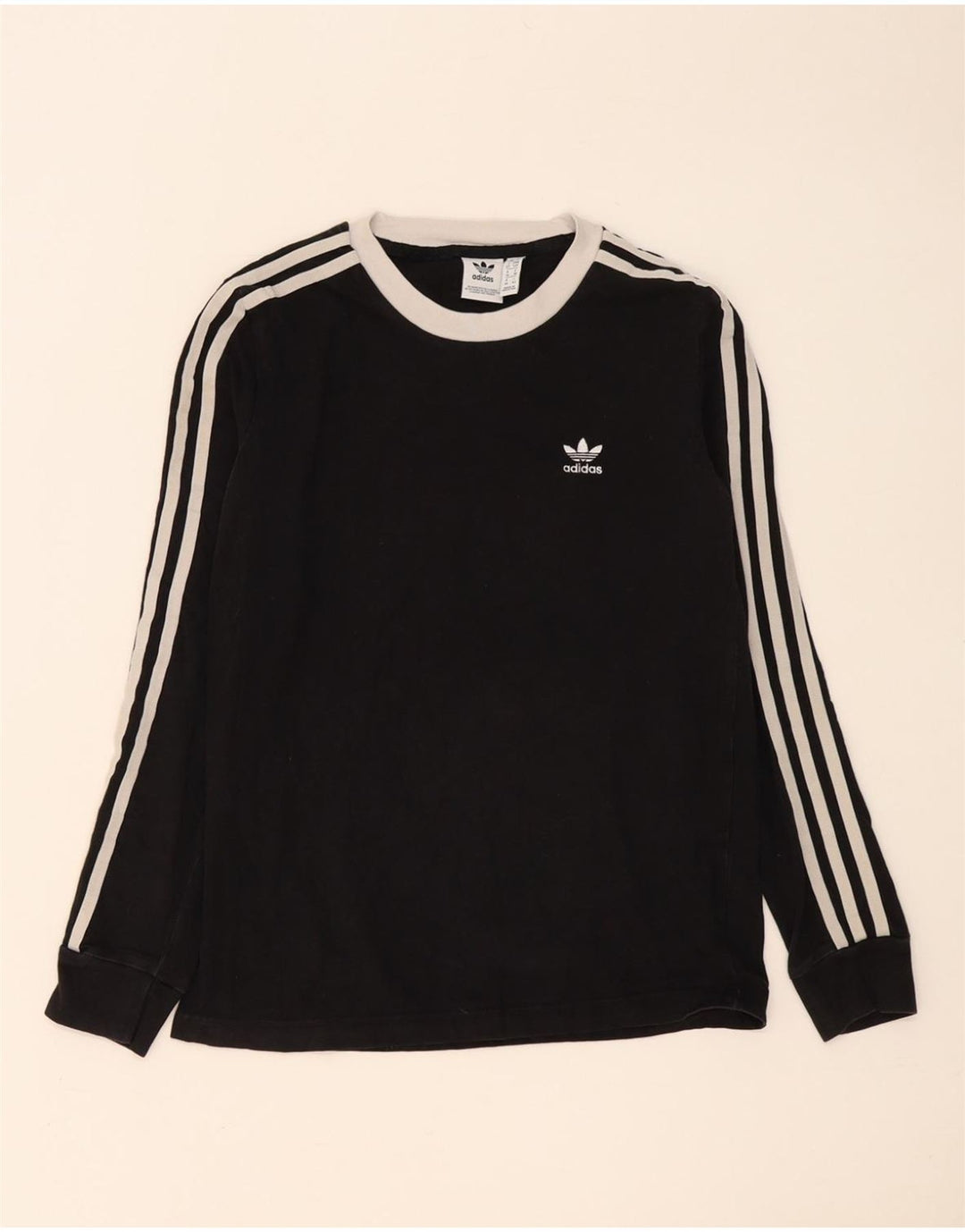 Adidas ženska majica dugih rukava UK 10 mala crna pamuk