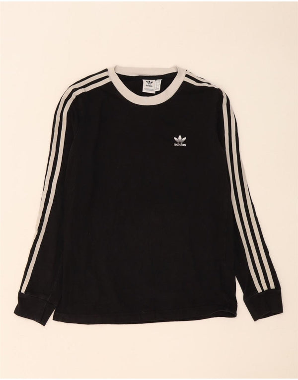Adidas ženska majica dugih rukava UK 10 mala crna pamuk