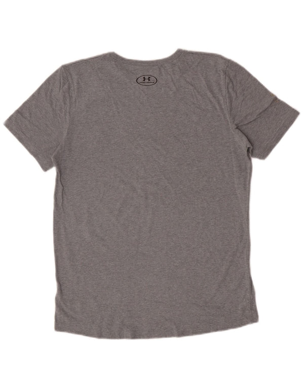 Under Armour Boys Graphic T-Shirt Top 13-14 Years XL Grey Sports