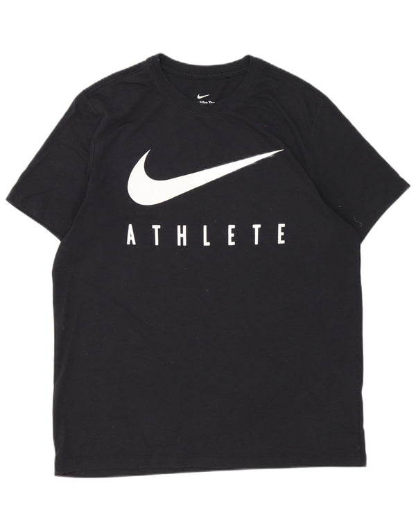 Nike Dri Fit Graphic T-Shirt Majica Veliki crni poliester