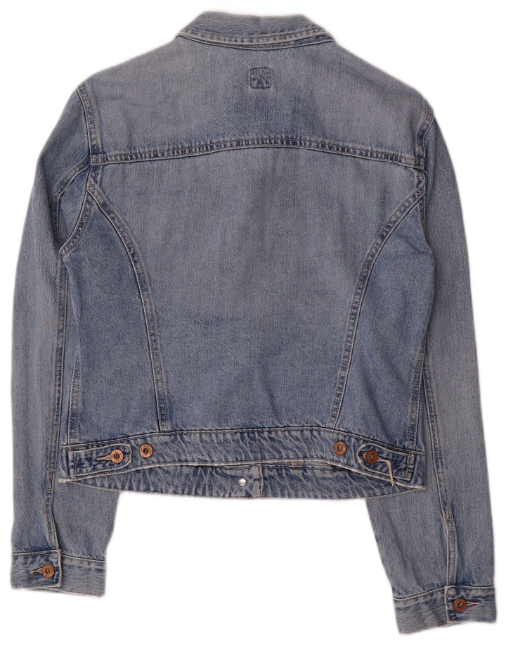 GAP ženska crop traper jakna UK 16 Large Blue Cotton
