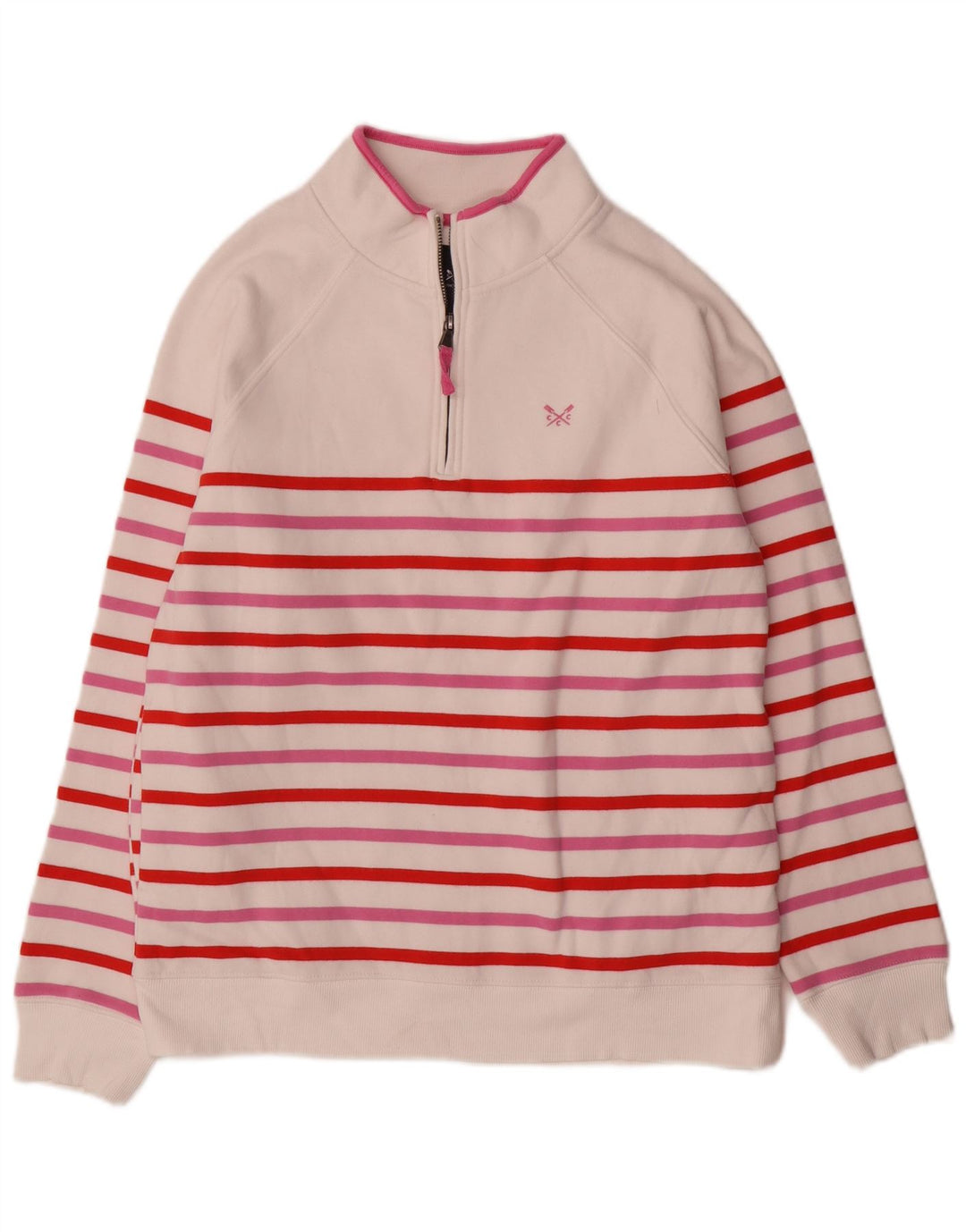 Crew Clothing Ženska majica s kratkim rukavima UK 12 srednje raznobojnih pruga