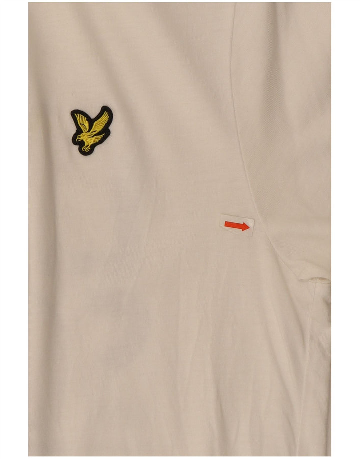 Lyle & Scott muška grafička majica kratkih rukava Srednje bijeli pamuk