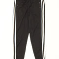 ADIDAS Womens Tracksuit Trousers  UK 8/10 Small Black Polyester Vintage Adidas and Second-Hand Adidas from Messina Hembry 