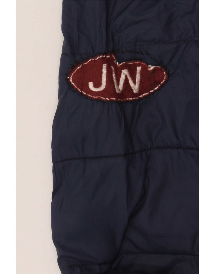 Jack Wills muška podstavljena jakna UK 40 Large tamnoplavi najlon