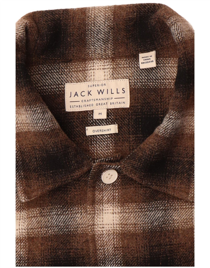 Jack Wills Muška majica od flanela Srednje smeđa karirana košulja