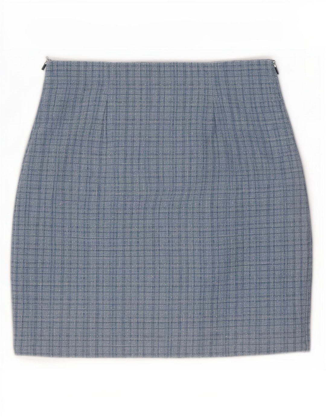 Guess ženska mini suknja UK 10 mala W28 plavi karirani poliester