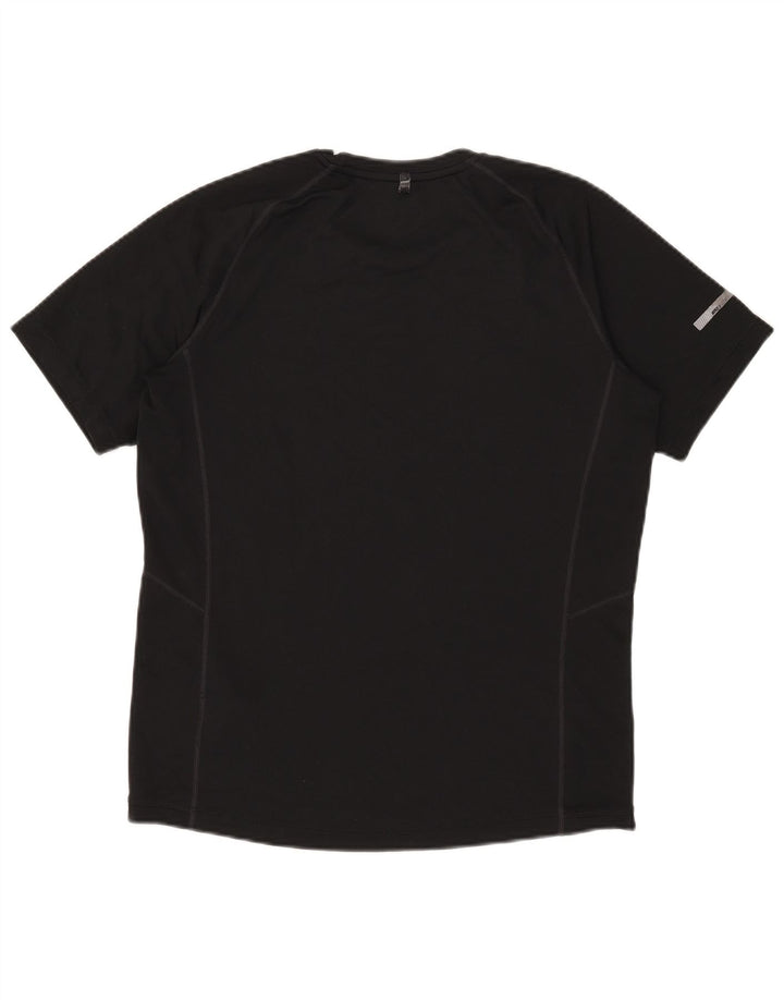 Nike Dri Fit majica kratkih rukava srednji crni poliester