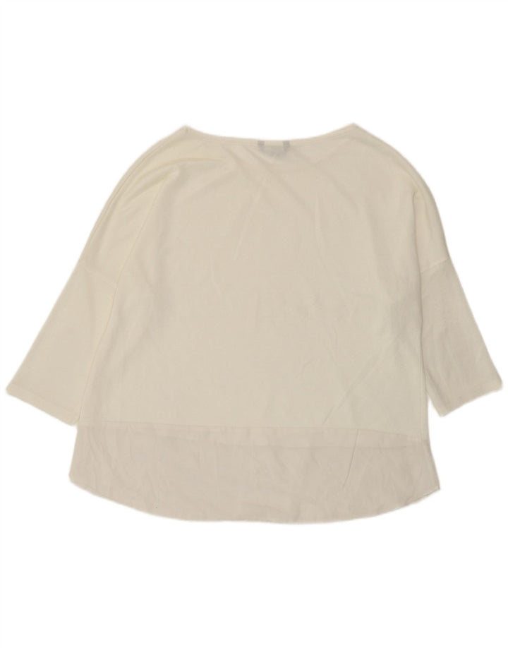 Marks & Spencer Ženska majica s 3/4 rukavima UK 18 XL Off White