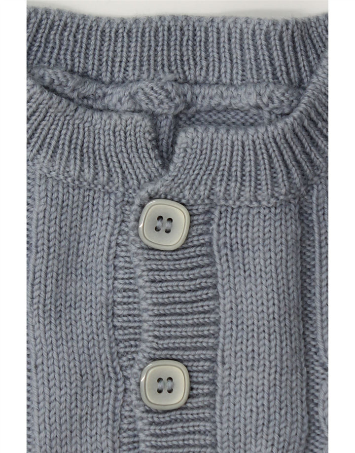 Vintage muški džemper s okruglim izrezom XL plavi