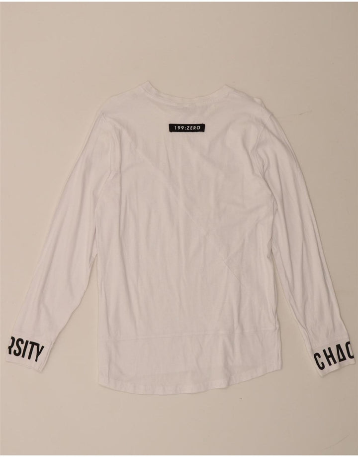 Jack & Jones muška majica dugih rukava s grafikama, mala bijela