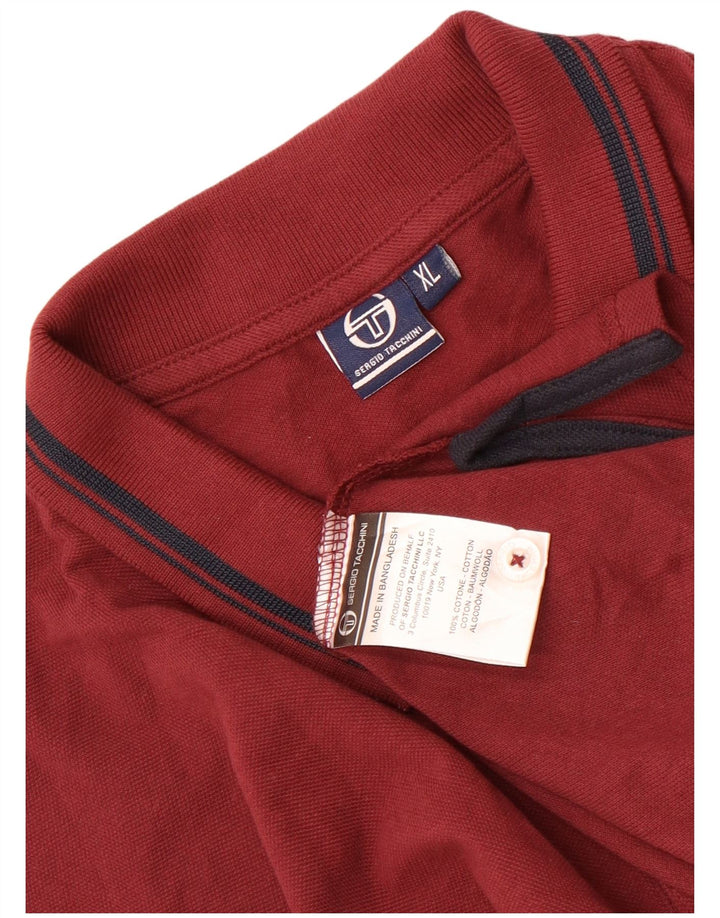 Sergio Tacchini muška polo majica XL, kestenjasti pamuk