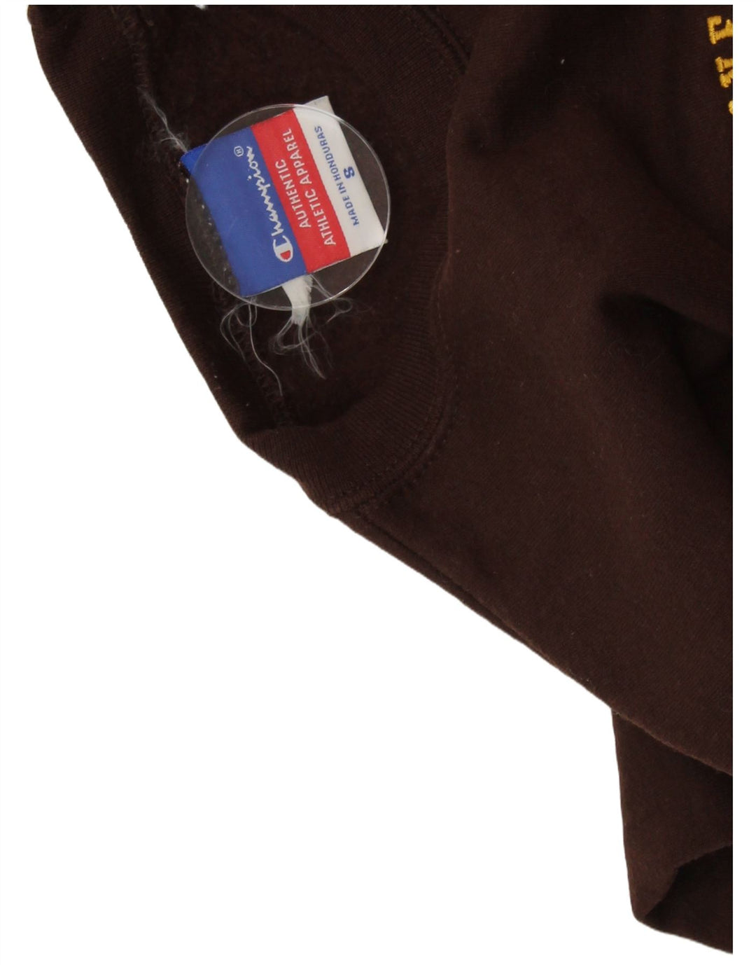 CHAMPION Muška majica s kratkim rukavima Alumni Sveučilišta Wyoming, mala smeđa